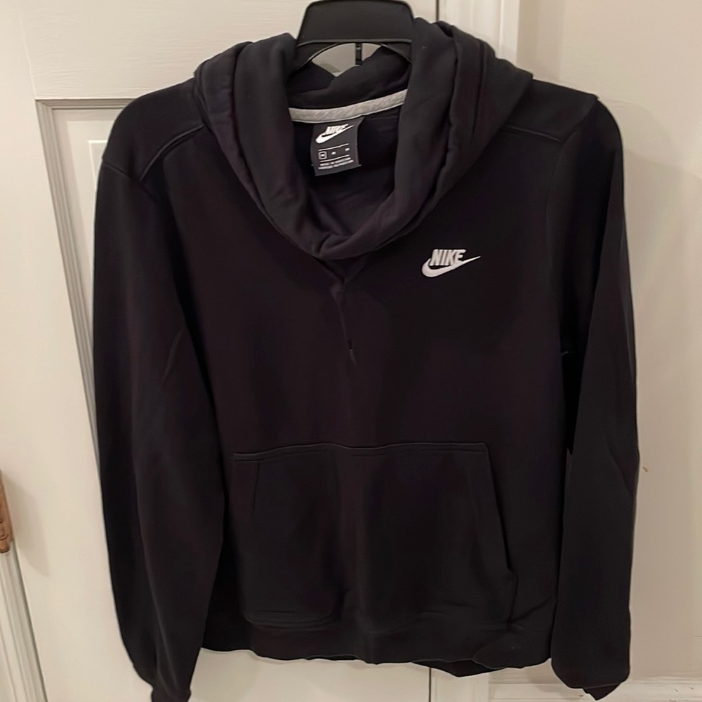Black Nike women’s hooded sweatshirt.